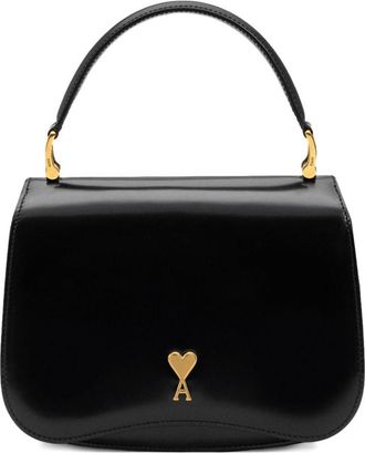Ami Leather Top Handle Bag