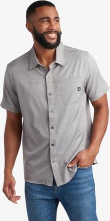 Spyder Men Short Sleeve Mini Stripe in Grey at Nordstrom, Size Medium