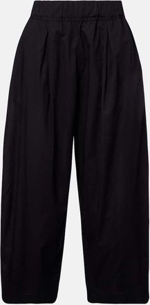 Velvet Pantaloni Sophia a gamba larga in popeline di cotone