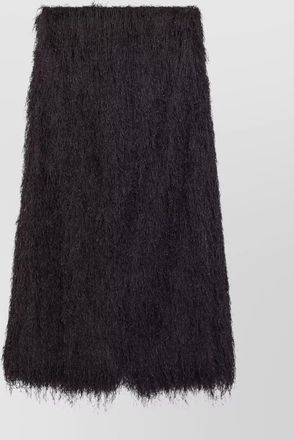 Dries Van Noten a line skirt knee length texture