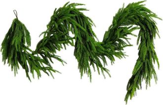 Nearly Natural 10Ft. Artificial Real Touch Norfolk Island Pine Garland