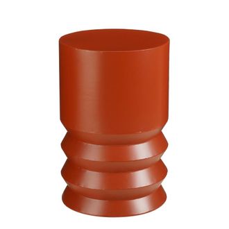 MiCa Decorations Mesa auxiliar mart rojo h46xb30xl30cm