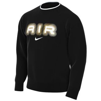 Nike Air Crew Neck Fleece Zwarte Sweatshirt