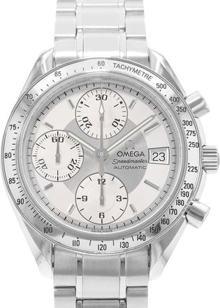 Omega Pre-owned Omega Speedmaster Date Chronograph Automatic Silver Dial Mens Watch 3513.30