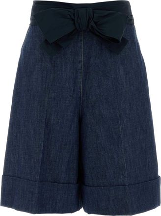 Valentino Garavani Denim Bermuda Shorts