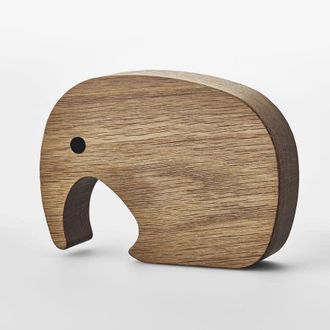 Georg Jensen Elephant Oak Wood Figurine 3586307