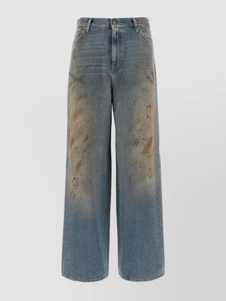 Golden Goose denim wide-leg trousers