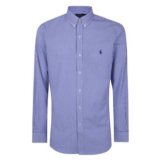 Polo Ralph Lauren Overhemden, Heren, Blauw, XL, Casual Shirts