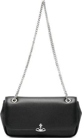 Vivienne Westwood Chain Crossbody Tas - Dames - Schoudertassen - Zwart - ONE Size - Leer - Tassen