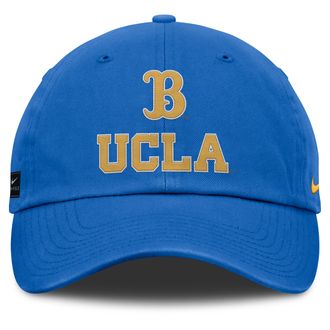 Nike UCLA Sideline Club Gameday Nike Mens College Adjustable Hat in Blue | NC0144UUCL-ZLR