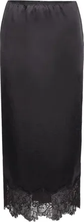 Alysi Midi Rok - Dames - Midirokken - Zwart - S - Rokken