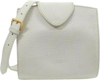 Loewe Pre-owned Cross Body Bags, female, White, Size: ONE SIZE Pre-owned Shoulder bag