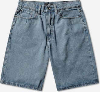 Vans Men s Check-5 Baggy Denim Shorts Stonewash Blue
