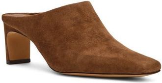 Steve Madden Jamason Leather Heeled Mule in Light Brown Suede at Nordstrom, Size 5.5