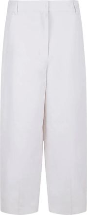 Max Mara Pantaloni Jack 7/8 - Bianco