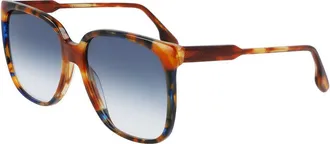 Victoria Beckham Brown Acetate Womens Sunglasses