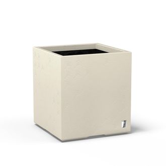 Schubiger M&ouml;bel Pflanzengef&auml;ss Cubic, Cream H: 44 cm