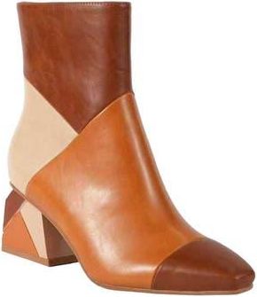 Ninety Union Sienna Colorblock Bootie in Tan Multi at Nordstrom Rack, Size 14
