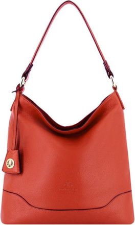 Pourchet Tassen, Dames, Rood, ONE Size, Leer, 110 Magnet Satchel