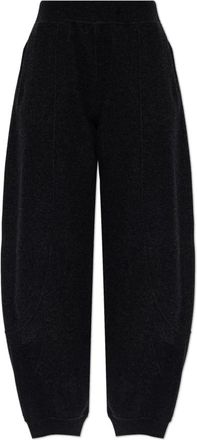 Max Mara Pantalones de Lana Cesto - Trousers - Mujer - Negro - 2XS