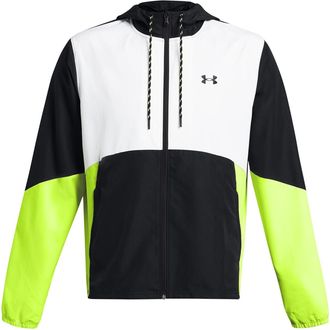 Under Armour Mens Legacy Windbreaker Outerwear Top Black L