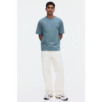 H&M Coolmax Relaxed Fit T-shirt in Teal at Nordstrom, Size Xx-Large