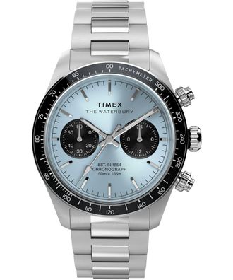 Timex Waterbury Heritage Heren Horloge Zilverkleurig TW2Y70500