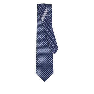 Ferragamo Ties Blue, White