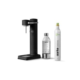 Aarke M&aacute;quina De Soda Y Agua Con Gas Aarke Pack Carbonator 3 Negro Mate + Co2