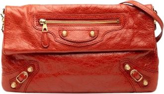 Balenciaga Pre-owned Shoulder Bags, female, Red, Size: ONE SIZE Pre-owned Vintage Shoulder Bag