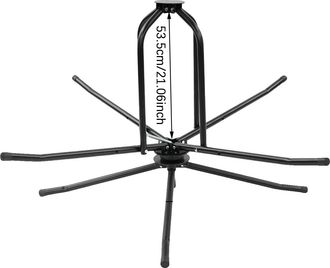 OEM Carrete Para Manguera, Capacidad De Carga De 200 Kg, Di&aacute;metro De Manguera Ajustable, Color Negro