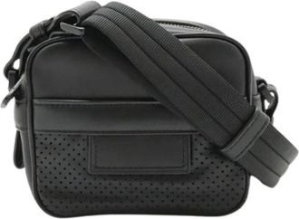 Bottega Veneta Pre-owned Cross Body Bags, female, Black, Size: ONE SIZE Pre-owned Leather Crossbody Bag