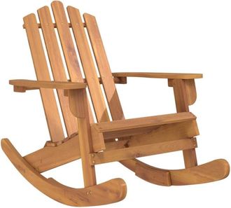 vidaXL Adirondack Rocking Chair Solid Wood Acacia vidaXL