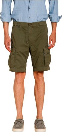 Mason's Cargo M74 Bermuda - Heren - Korte Broeken - Groen - XS - Katoen - Korte Broeken