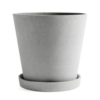 HAY Blumentopf mit Untersetzer XXL, grau