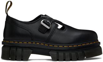 Dr. Martens Black Audrick Platform Loafers