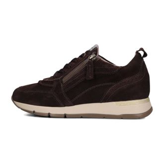 DL Sport Lage sneakers 7116 - Dames - Schoenen - Bruin - Maat: 42 EU Su&egrave;de
