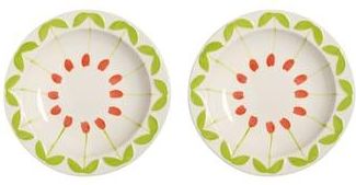 &Klevering Soup plate Folk - Red - China