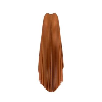 Philosophy di Lorenzo Serafini Midi Dresses, female, Brown, Size: XS Midi Dresses
