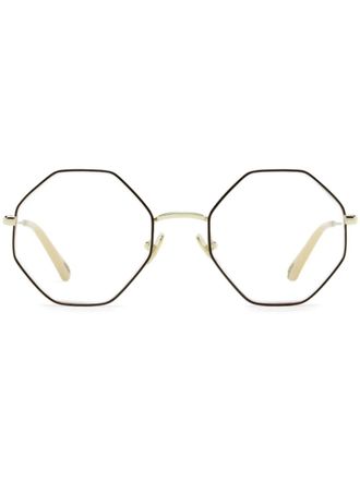 Chloé geometric-frame glasses - Red