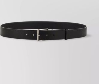 Burberry rectangular buckle leather belt