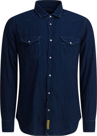 B.D. Baggies Texan Shirts Blu-Uomo