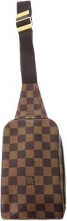 Louis Vuitton Pre-owned Cross Body Bags, unisex, Brown, Size: ONE SIZE Pre-owned Geronimos Cross Body Bag