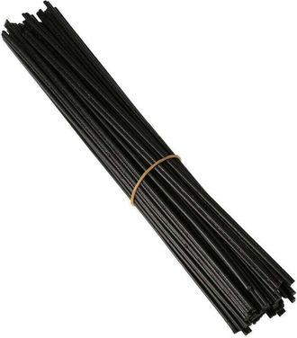 OEM Varillas De Soldadura De Pl&aacute;stico Pp De 40 Piezas Para Pistolas De Soldadura De Pl&aacute;stico/pistolas De Aire Caliente, 250 Mm, Negras, K17576b