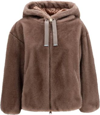 Herno Faux-fur Hooded Jacket