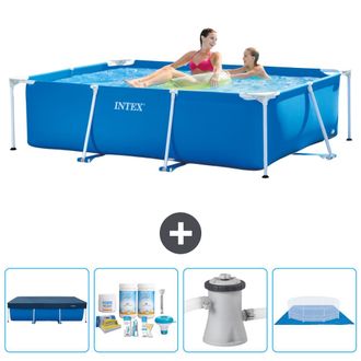 Bestway Intex Piscina Con Estructura Rectangular - 220x150x60 Cm - 5-piezas Scb1