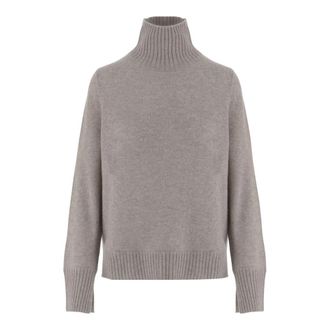 Allude Cashmere coltrui - Dames - Cashmere truien - Beige - S - Kasjmier - Truien & Vesten