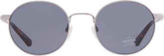 Shinola Blue Round Unisex Sunglasses SH2301S 045 51