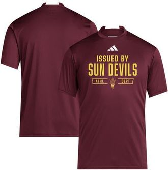 adidas Mens adidas Maroon Arizona State Sun Devils 2025 Training Performance Team T-Shirt at Nordstrom, Size X-Large