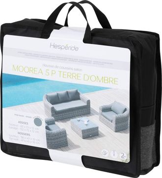 Hesperide Hesperide - Funda De Coj&iacute;n Para Juego De Muebles De Jard&iacute;n De 5 Plazas Moor&eacute;a Terre D Ombre - Hesp&eacute;ride